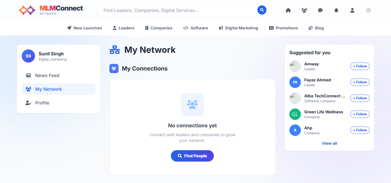 MLM Connect Company Listing